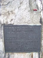 Thomas Graves Marker &middot; Barton, VT &middot; March 27, 2009 &middot; Tim Graves