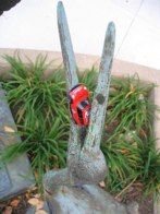 Japanese Cranes Sculpture &middot; GWU Hospital, DC &middot; November 9, 2008 &middot; Ryan’s Dad