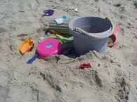 Playing in the sand &middot; Hatteras Village, NC &middot; August 11, 2009 &middot; Tim Graves