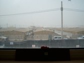 Dust storm @ Kandahar Airfield, Afghanistan &middot; May 6, 2012 &middot; Capt. Justin Smith