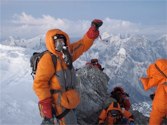 Summit of Mt Everest &middot; Nepal &middot; 3am March 26, 2012 &middot; Jon Kedrowski