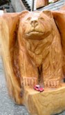 Wood Carving &middot; Harrison Hot Springs, BC &middot; October 2010 &middot; Cousins Diana & Rose