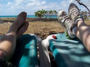 Relaxing on the Beach &middot; Coco Cay, Bahamas &middot; February 25, 2009 &middot; Tim Graves