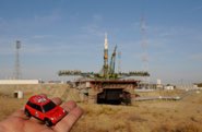 Soyuz Rocket on the Pad Baikonur, Kazakhstan &middot; October 10, 2008 &middot; Bill Ingalls / Ingalls Images