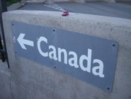 Canada / US Border &middot; @ Niagara Falls &middot; October 10, 2008 &middot; Nichole & Shef