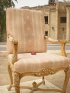 Chair from Saddam’s Palace &middot; Baghdad Iraq &middot; August 13, 2008 &middot; Shannon & Donny