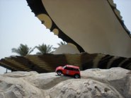 Large Clam Statue &middot; Doha Qatar &middot; August 8, 2008 &middot; Shannon & Donny