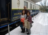 Wayne, Kay & Mom Hubbard &middot; Tea on Orient Express Hakone, Japan &middot; November 23, 2012