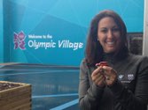 Olympian Janet Evans &middot; London, England &middot; July 29, 2012 &middot; Gina Koutros