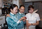 KAL Flight Attendants &middot; En route to Seoul &middot; April 15, 2011 &middot; Jose Narvaez