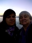 Rose and Diana Vincelli, who escorted Ryan's Mini to British Columbia, Canada 2010