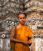 Student Monk - Wat Arun &middot; Bangkok, Thailand &middot; January 30, 2010 &middot; Mike Rainwater