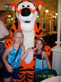 Quinn, Tigger, Kelly &middot; Disney World, FL &middot; November 2, 2008 &middot; Tim Graves