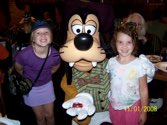Quinn, Goofy, Quinn &middot; Disney World, FL &middot; November 1, 2008 &middot; Tim Graves