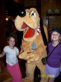 Kelly, Pluto, Quinn &middot; Disney World, FL &middot; November 1, 2008 &middot; Tim Graves