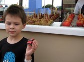 Luc & some apple treats &middot; State Fair - Dallas, TX &middot; October 6, 2008 &middot; Dickdavid aka “Dad”