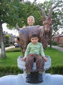 Ruben, Enzo & Biilygoat &middot; Siddelburen Holland &middot; August 16, 2008 &middot; Eddy van der Tuin