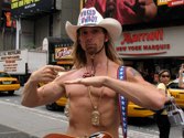 Naked Cowboy-Times SQ &middot; New York City NY  &middot; June 27, 2008 &middot; Ryan’s Mom