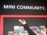 MINI Community Board &middot; LA Auto Show, CA &middot; November 20, 2008 &middot; Gina Koutros