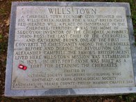 Historical Marker &middot; Wills Town, Alabama &middot; May 1, 2011 &middot; Emily Stemmerich