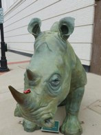 Rhino Sculpture, &middot; Sheridan, Wyoming &middot; May 9, 2011 &middot; Emily Stemmerich