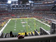 Great Seats  Thanks MINIUSA &middot; Super Bowl XLV - Texas &middot; February 6, 2011 &middot; Sarah Murphy