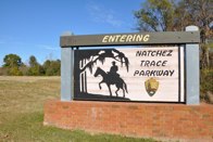 Most southern end of Natchez Trace, Natchez, Mississippi &middot; December 7, 2010 &middot; Angie Peters