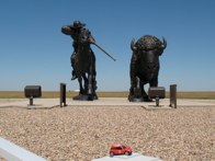 Buffalo Bill Statue &middot; Oakley, Kansas &middot; August 13, 2010 &middot; Ryan’s Dad