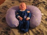 Ryan @ 2 months &ndash; dreaming of reaching Space one day&hellip; you made it, baby!!!